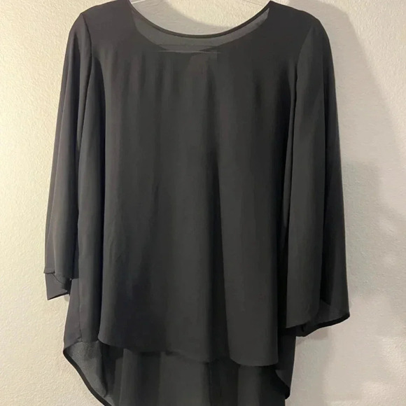 Gibson Latimer Black Blouse Size Medium - Picture 2 of 8